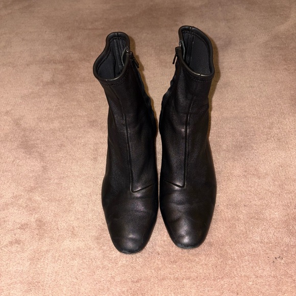 Loeffler Randall Alec Black Mid-Heel Stretch Bootie - Picture 3 of 7